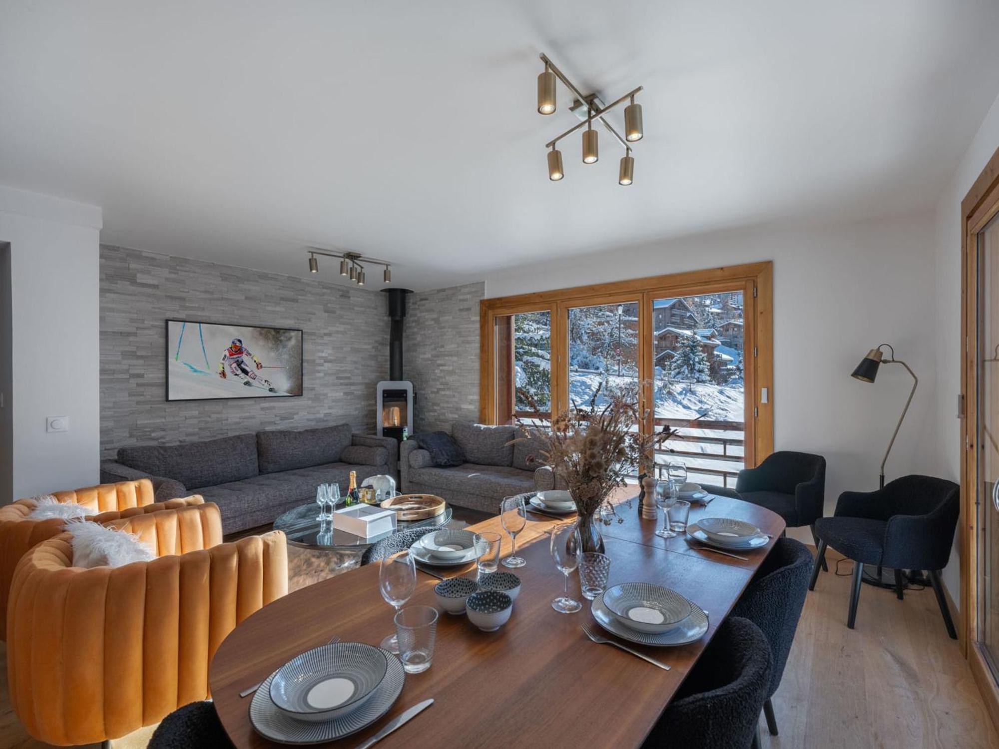 Chalet Mitoyen A Courchevel Moriond, 4 Chambres, 8 Personnes, Ski Aux Pieds, Parking, Services Inclus - Fr-1-563-104 Exterior photo